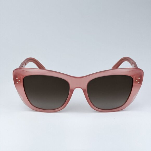 Celine CL40199I 74K BRAND NEW Sunglasses Milky Peach Gradient Brown Women - Picture 1 of 10